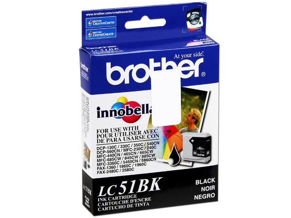 Cartucho de Tinta Brother Negro Modelo: LC51BK