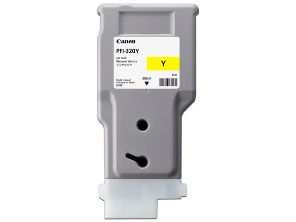 Tinta Canon PFI-320Y, Amarillo, Modelo: 2893C001AA.
