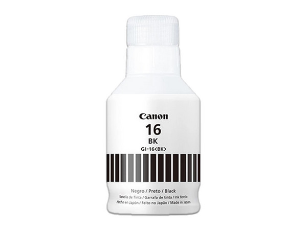 Tanque de Tinta Canon GI-16, Negro, Modelo: 4408C001AA.