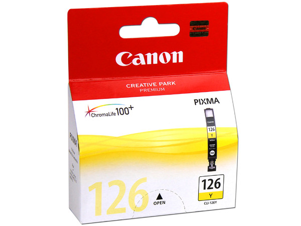 Cartucho de Tinta Canon Amarillo Modelo: CLI-126 Y