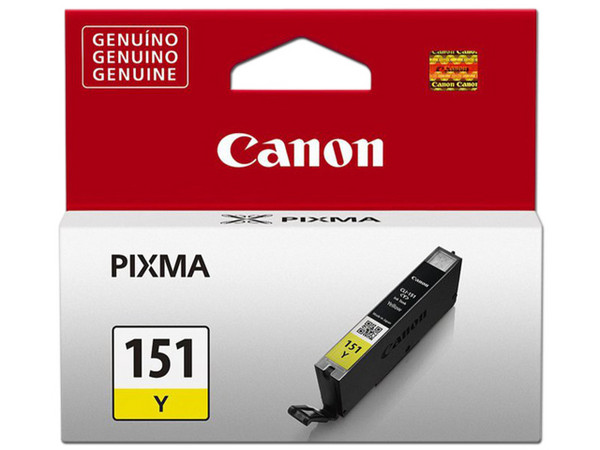 Cartucho de Tinta Canon Amarillo, Modelo: CLI-151Y
