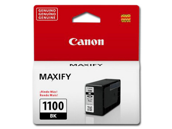 Cartucho de tinta Canon, Negro, Modelo: PGI-1100 BK.