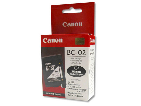 TINTA CANON NEGRO BC-02 BJC 25 Modelo: BC-02