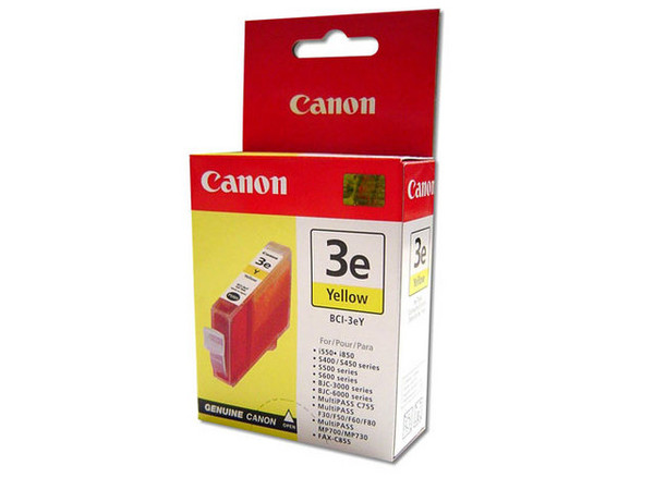 Cartucho de Tinta Canon Amarillo Modelo: BCI-3EY