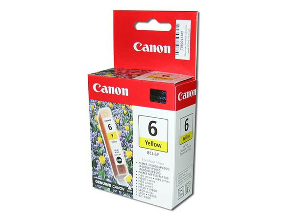 Cartucho de Tinta Canon Amarillo Modelo: BCI-6Y