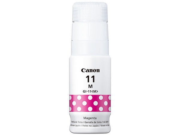 Botella de Tinta Magenta Canon Pixma GI-11, Modelo: GI-11M
