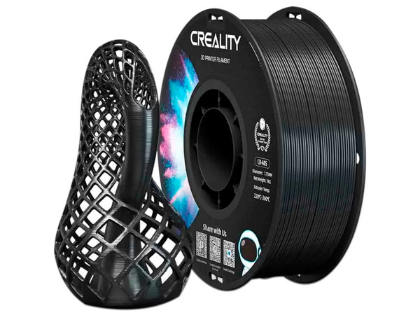 Rollo de Filamento Creality CR-ABS de 1.75mm, 1kg. Color Negro