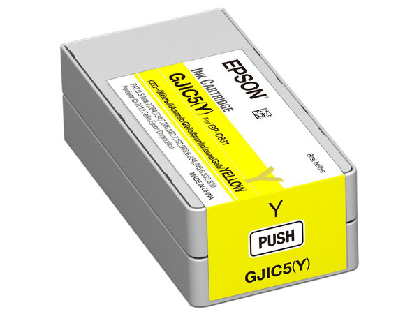 Cartucho de Tinta Epson GJIC5 amarillo, Modelo: C13S020566