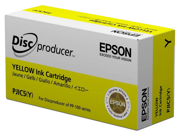 Botella de tinta Epson C13S020692, Amarillo, para impresoras Epson Discproducer.
