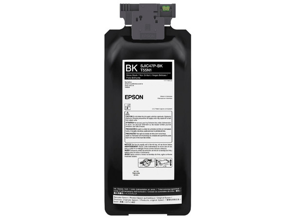 Cartucho de tinta Epson SJIC47P, Compatible con ColorWorks C8000, Color Negro.