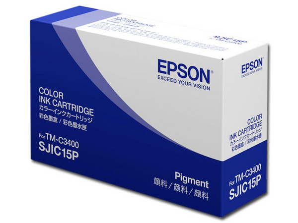 Cartucho de Tinta Epson SJIC15P Tricolor, Modelo: C33S020464.