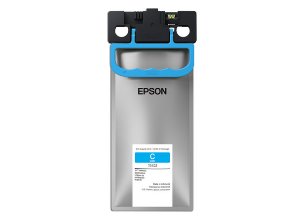 Tinta Epson T01D Alta Capacidad, Color Cian (T01D200).