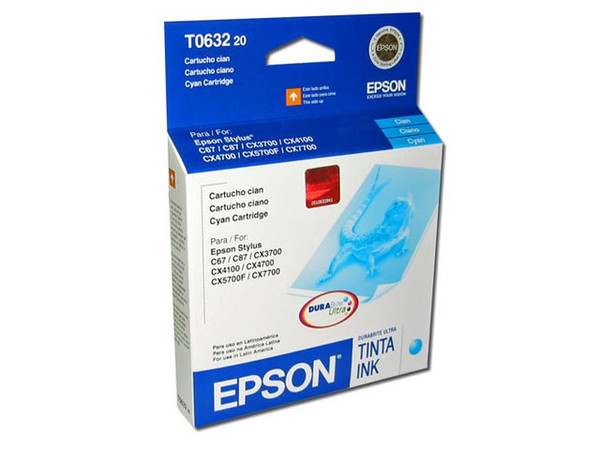 Cartucho de Tinta Epson Cian, Modelo: T063220
