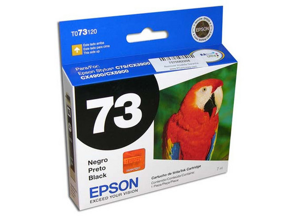 Cartucho de Tinta Epson 73 Negro, Modelo: T073120-AL