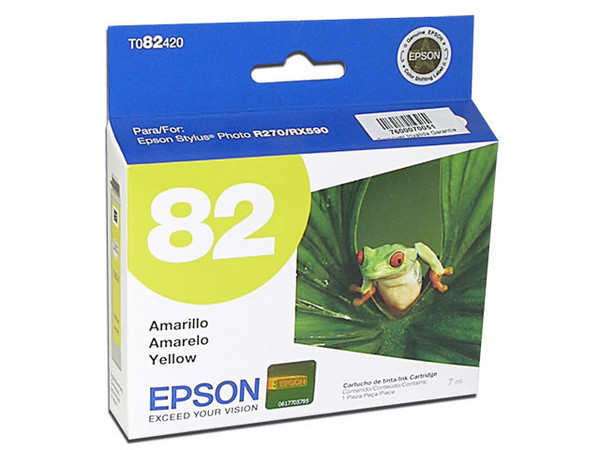 Cartucho EPSON Stylus Amarillo Photo 82, Modelo: T082420-AL