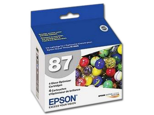 Cartucho de Tinta Epson 87 Optimizador de brillo, Modelo: T087020.