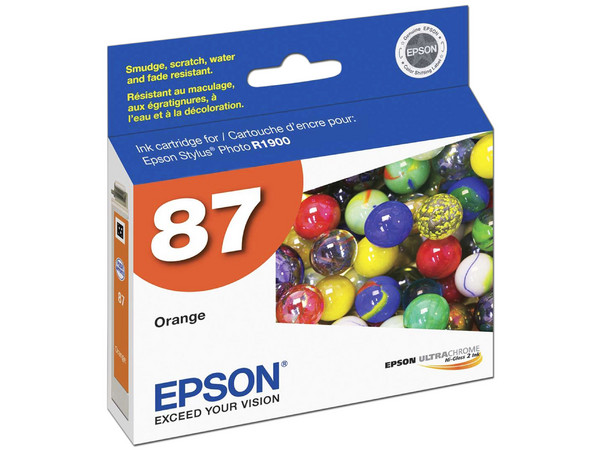 Cartucho de Tinta EPSON Naranja 87,Modelo: T087920.