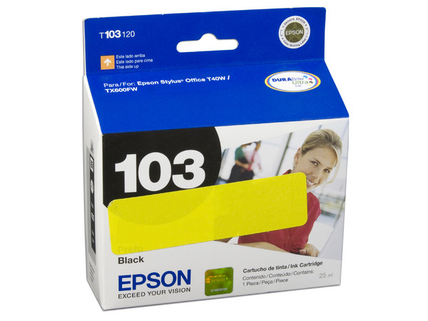 Cartucho de Tinta Epson 103 Negro, Modelo: T103120-AL