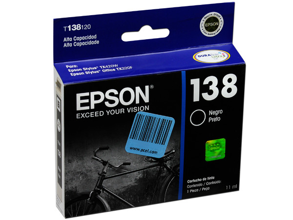  Cartucho EPSON 138, Modelo: T138120