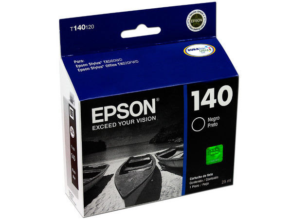 Cartucho de Tinta Epson 140 Negro, Modelo: T140120.