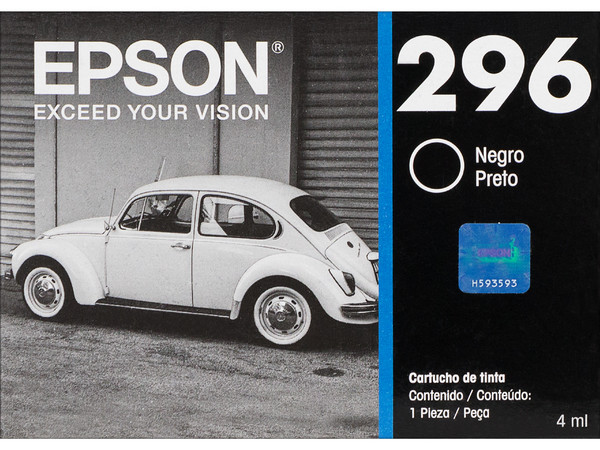 Cartucho de Tinta Epson 296 Negro, Modelo: T296120-AL.
