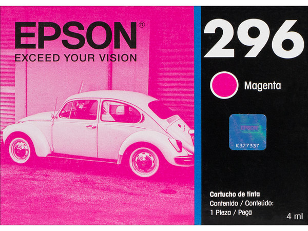 Cartucho de Tinta Epson 296 Magenta, Modelo: T296320-AL.