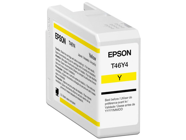 Cartucho de tinta Epson UltraChrome Pro10 Amarillo, Modelo: T46Y400