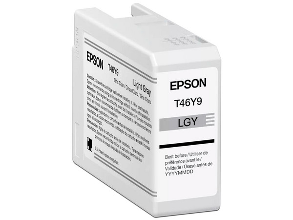 Cartucho de Tinta Epson UltraChrome Pro10 T46Y, Gris Claro, Modelo: T46Y900.