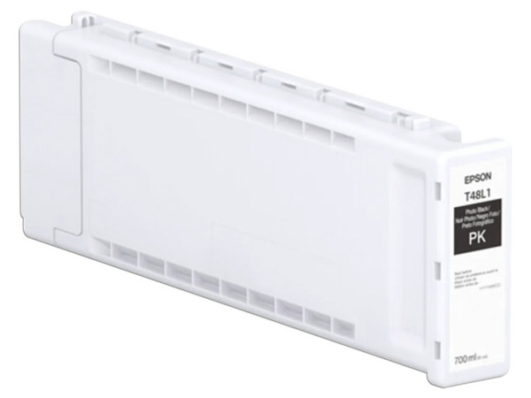 Cartucho de Tinta Epson T48L UltraChrome PRO6, Negro, Modelo: T48L120, 700 ml.