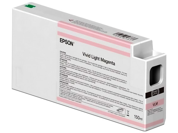 Tinta Epson UltraChrome HD de 150ml, Color Magenta Claro.