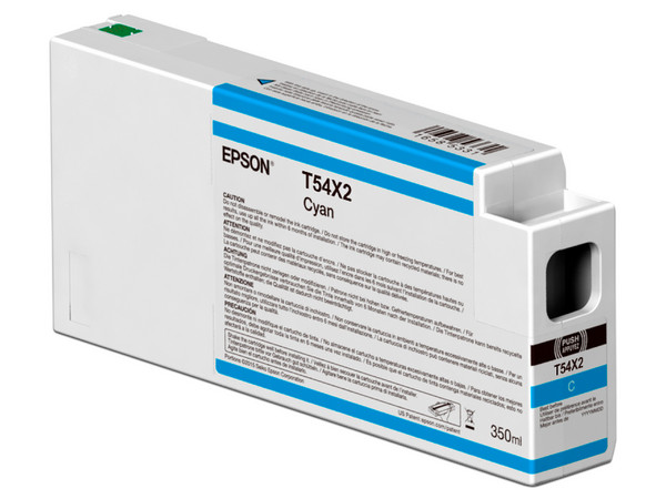 Tinta Epson UltraChrome HD de 350ml, Color Cian.