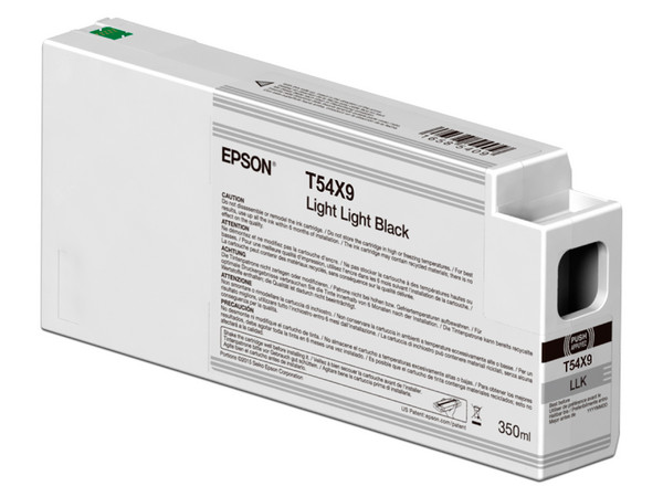 Tinta Epson UltraChrome HD de 350ml, Color Negro Claro.