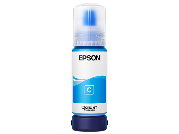 Botella de Tinta Epson T555, 70 ml. Color Cian.