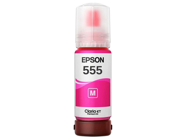 Botella de Tinta Epson T555320-AL, 70 ml. Color Magenta.