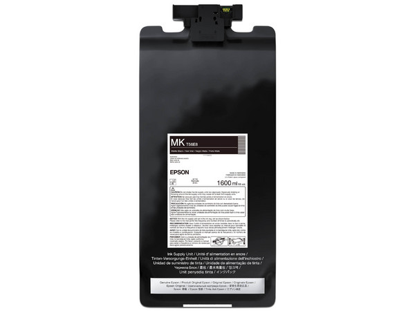 Tinta Epson T56E820, UltraChrome PRO 12, 1.6L, Diseño-Gráficos, Negro Mate