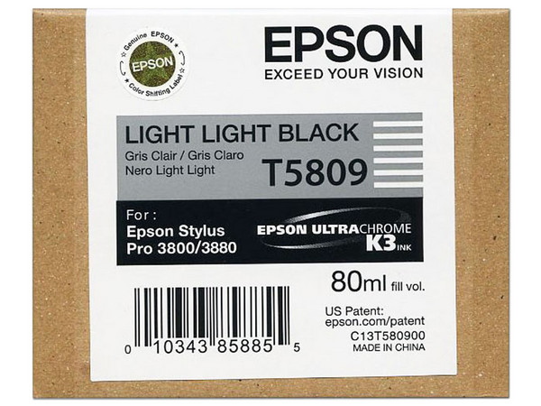 Cartucho de Tinta Epson Negro Claro Claro UltraChrome K3, Modelo: T580900