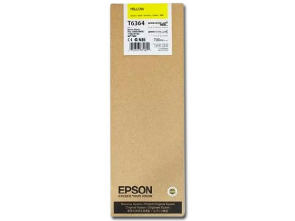 Cartucho Epson Amarillo UltraChrome HDR, Modelo: T6364.