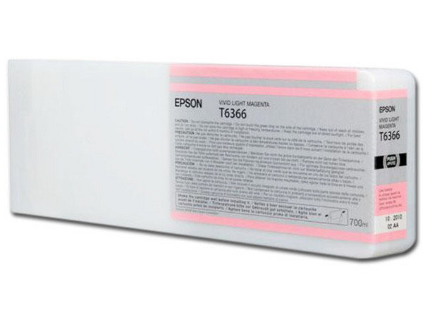Cartucho de tinta Epson UltraChrome HDR Magenta Claro, Modelo: T636600.