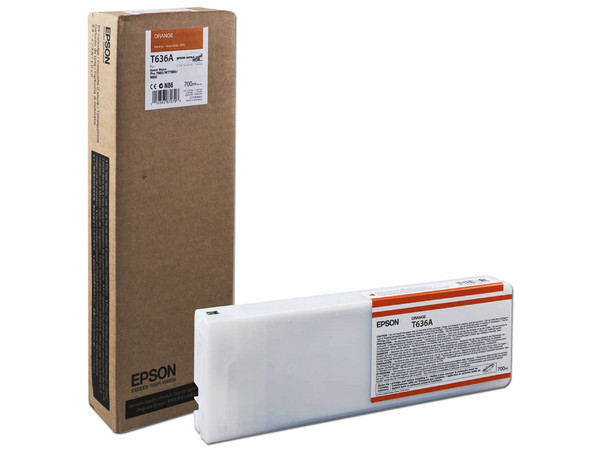 Cartucho Epson Naranja UltraChrome HDR, Modelo: T636A