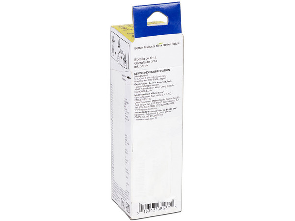 Botella de Tinta Amarilla Epson T664, Modelo: T664420-AL