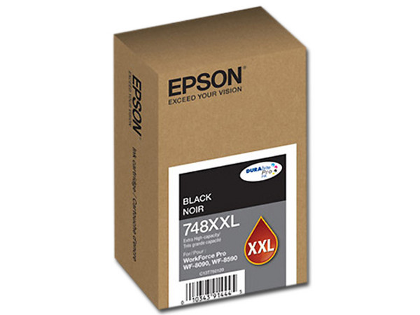 Cartucho de tinta Epson, Negro, Modelo: T748XXL120-AL.