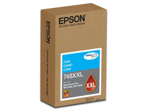 Cartucho de Tinta Epson Cian, Modelo: T748XXL.