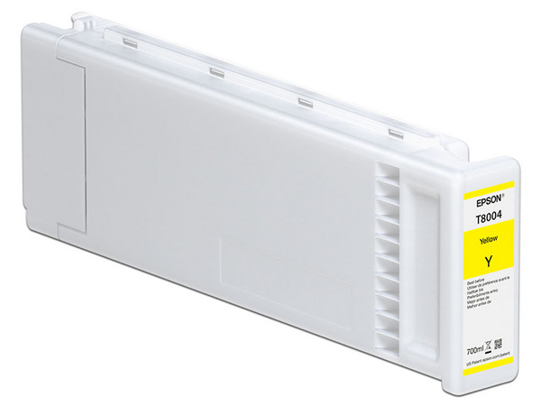 Cartucho Epson Amarillo UltraChrome Pro, Modelo: T800400, 700 ml.