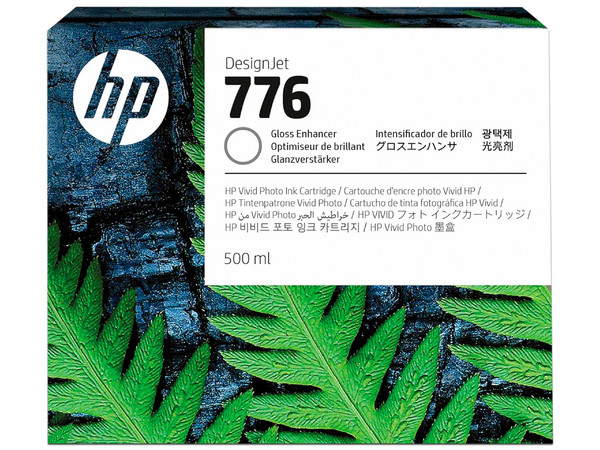 Cartucho de Tinta HP LF 776 Potenciador de Brillo, 500ml.