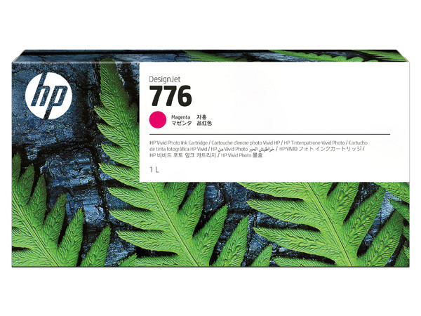 Cartucho de Tinta HP LF 776, 1L(1XB07A). Color Magenta.
