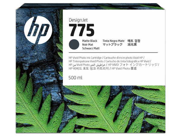 Cartucho de Tinta HP LF 775 Negro Mate (1XB22A).