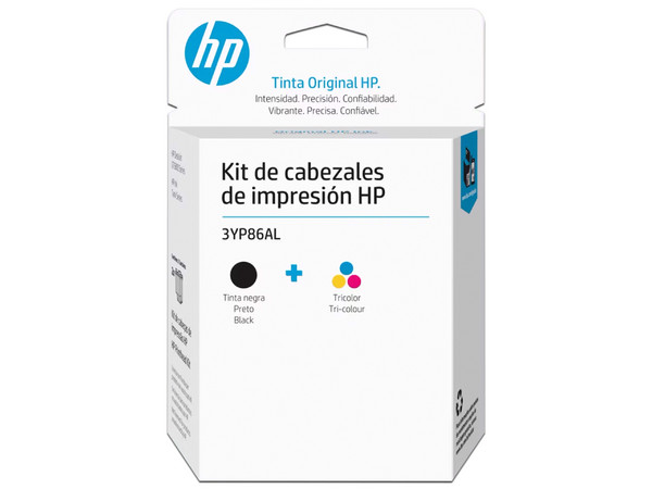 Kit de Cabezales de Impresión HP, Color Negro/Tricolor, Modelo: 3YP86AL.
