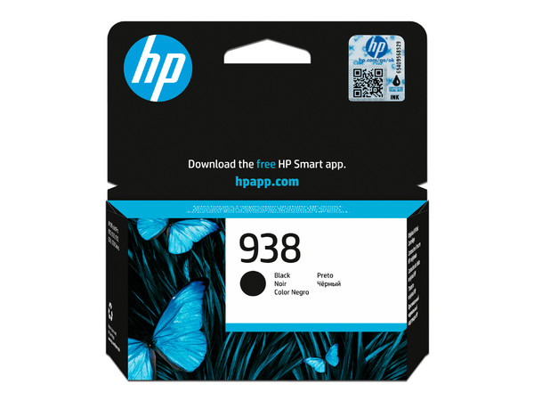 Cartucho de tinta HP 938 Negro Original (4S6X8PL).
