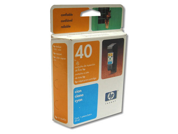 TINTA HP CYAN DESING JET 1200C Modelo: 51640CL