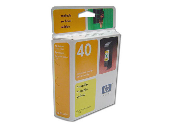 TINTA HP AMARILLO DESING JET 1 Modelo: 51640YL